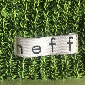 Unisex Neff Beanie - Heather Neón Green